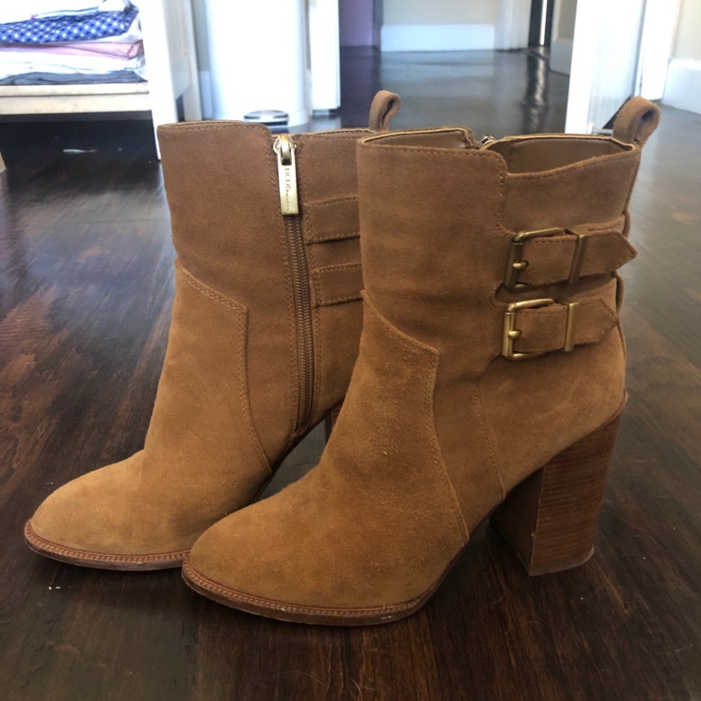 BCBGeneration Savanna Suede Buckled Boot size 6.5